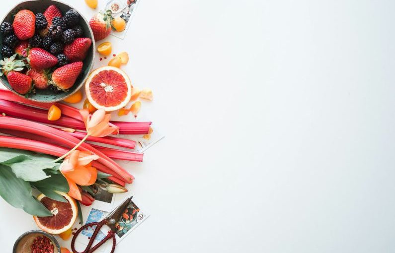 Nutrition - variety of sliced fruits