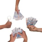Crowdfunding - crowdfunding, idea, bulb