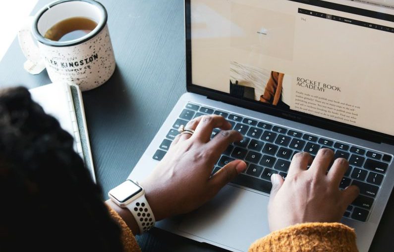 Entrepreneurship - person using macbook pro on black table