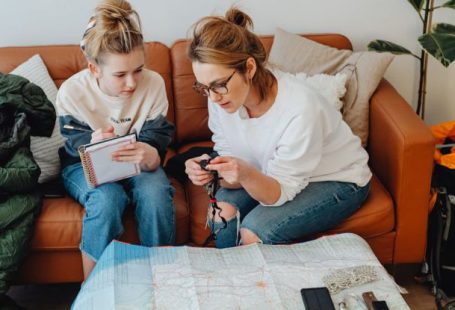 Collaboration Tools - A Mother and Daughter Planning a Trip