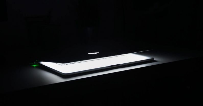 Ecommerce Setup - Photography of Macbook Half Opened on White Wooden Surface