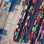 Supply Chain - Aerial View Photography of Container Van Lot